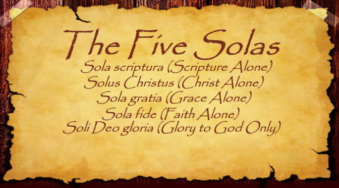 Image of The Five Solas Of The Reformation