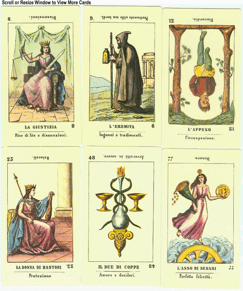 Image of Cartomanzia Italiana Tarot